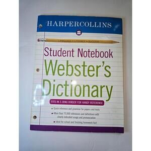 HarperCollins Student Notebook Webster’s Dictionary